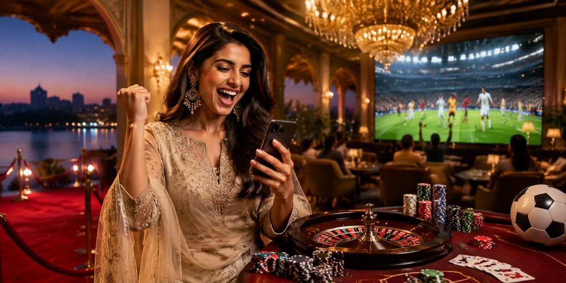 Festive scenes of using the casino app during the Eid celebration in Dhaka